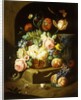 Still life with assorted flowers by Josef Holstayn