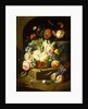 Still life with assorted flowers by Josef Holstayn