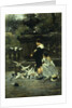 Feeding the Pigeons, 1887 by Eugene Joors