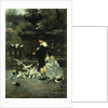Feeding the Pigeons, 1887 by Eugene Joors