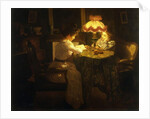 Lamplight, 1908 by Jules Emile Crochet