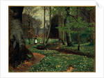 The Woodland Path by Hans Andersen Brendekilde