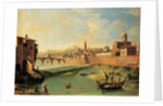 View of the Arno and the Ponte Alla Carraia by Giuseppe Zocchi