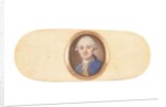 A gentleman, said to be Sir Robert Ainslie, Bt., set into the lid of a box by French School