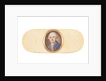 A gentleman, said to be Sir Robert Ainslie, Bt., set into the lid of a box by French School