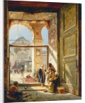 The Gate of the Great Umayyad Mosque, Damascus, 1890 by Gustave Bauernfeind