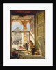 The Gate of the Great Umayyad Mosque, Damascus, 1890 by Gustave Bauernfeind