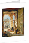 The Gate of the Great Umayyad Mosque, Damascus, 1890 by Gustave Bauernfeind
