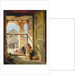 The Gate of the Great Umayyad Mosque, Damascus, 1890 by Gustave Bauernfeind