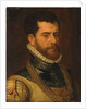 Portrait of a gentleman, with the monogram of Don Gaspar de Haro y Guzman by Frans I (attr. to) Pourbus