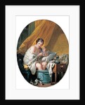 Young woman taking a footbath, 1766 by Francois Boucher