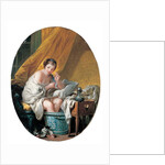 Young woman taking a footbath, 1766 by Francois Boucher