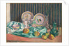 Still life with apples and fruit dishes, c.1906 by Emile Bernard