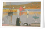 The Port at Saint-Briac, 1887 by Emile Bernard