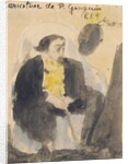 Caricature of Paul Gauguin, 1889 by Emile Bernard
