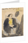 Caricature of Paul Gauguin, 1889 by Emile Bernard