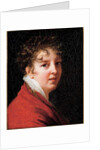 Portrait of the artist by Elisabeth Louise Vigee-Lebrun