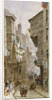 Street scene in Edinburgh by Louise Ingram Rayner