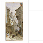 Street scene in Edinburgh by Louise Ingram Rayner