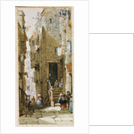 Street scene in Edinburgh by Louise Ingram Rayner