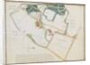 Map from 'Red Books', for 'Mogenhanger in Bedfordshire, a Seat of Godfrey Thornton Esq.', 1792 by Humphry Repton