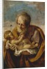 Joseph and the Christ Child in his arms by Guido Reni