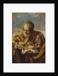 Joseph and the Christ Child in his arms by Guido Reni
