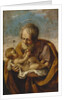 Joseph and the Christ Child in his arms by Guido Reni