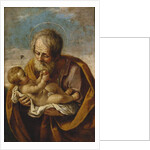 Joseph and the Christ Child in his arms by Guido Reni