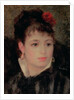Woman with a rose in her hair by Pierre Auguste Renoir