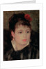 Woman with a rose in her hair by Pierre Auguste Renoir