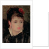 Woman with a rose in her hair by Pierre Auguste Renoir