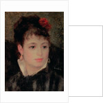 Woman with a rose in her hair by Pierre Auguste Renoir