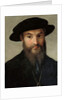 Portrait of a bearded man by Parmigianino