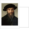 Portrait of a bearded man by Parmigianino