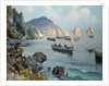 Boats in a Rocky Cove by Edward Henry Potthast