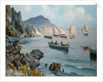 Boats in a Rocky Cove by Edward Henry Potthast