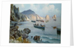Boats in a Rocky Cove by Edward Henry Potthast