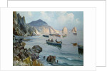 Boats in a Rocky Cove by Edward Henry Potthast