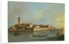 The Island of Lazzaretto Vecchio, Venice by Francesco Guardi