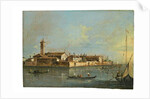 The Island of Lazzaretto Vecchio, Venice by Francesco Guardi
