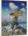--and making it into a great cross, I set it up on the shore where I first..., 1920 by Newell Convers Wyeth