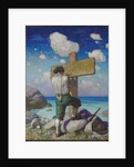 --and making it into a great cross, I set it up on the shore where I first..., 1920 by Newell Convers Wyeth