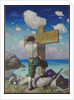 --and making it into a great cross, I set it up on the shore where I first..., 1920 by Newell Convers Wyeth