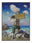 --and making it into a great cross, I set it up on the shore where I first..., 1920 by Newell Convers Wyeth