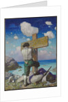--and making it into a great cross, I set it up on the shore where I first..., 1920 by Newell Convers Wyeth