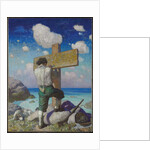 --and making it into a great cross, I set it up on the shore where I first..., 1920 by Newell Convers Wyeth