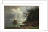Island in the Lake by Albert Bierstadt