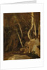 At Civita Castellana, Wooded Rocks, 1825-28 by Jean Baptiste Camille Corot