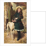 At the garden gate, 1887 by Briton Riviere